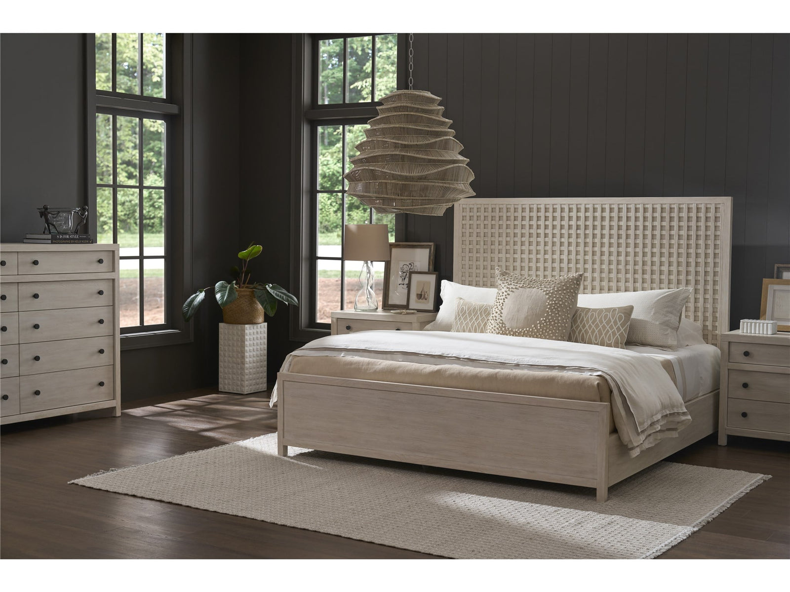 Dwell River Rock Panel Bed King