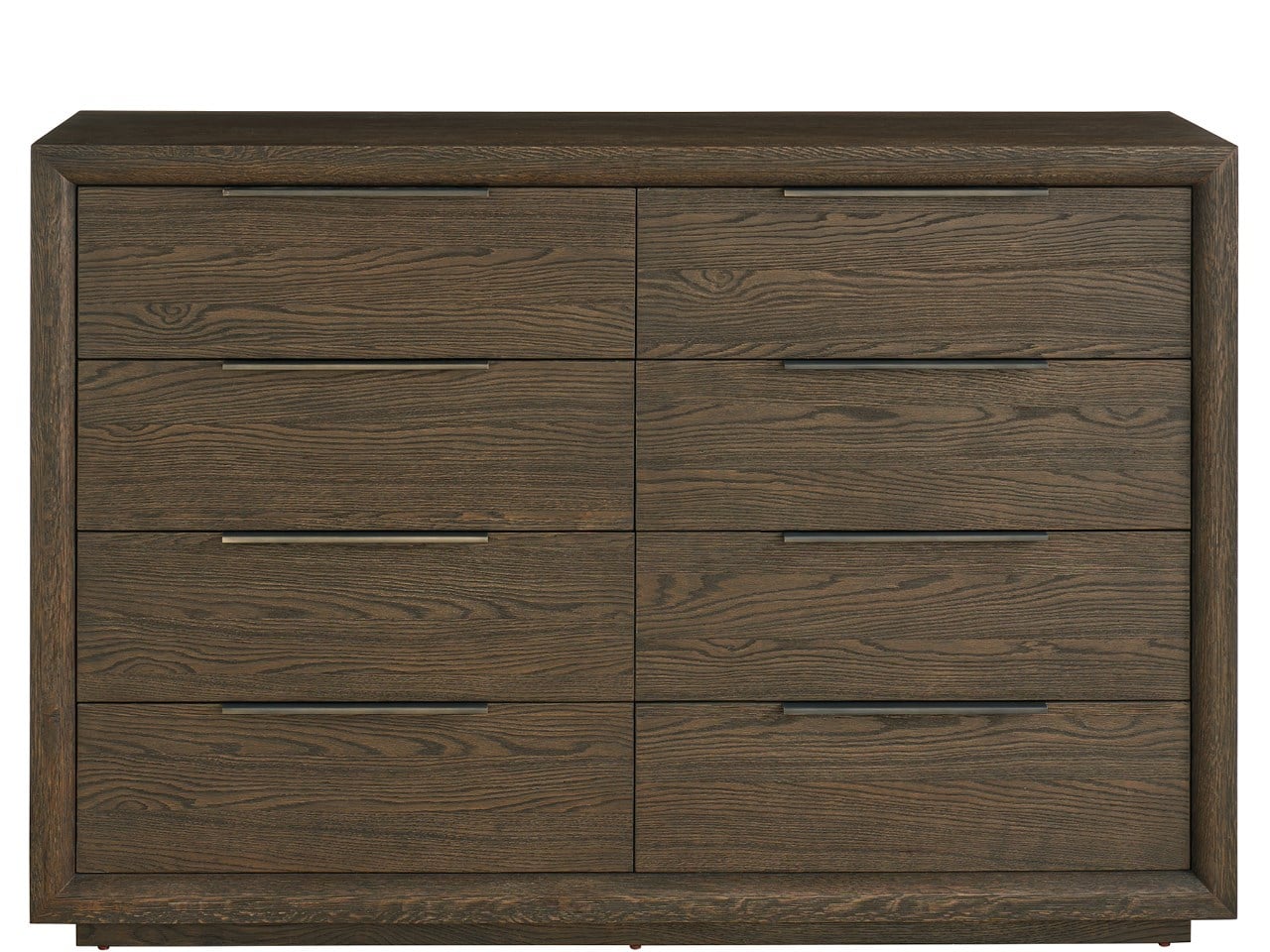 Modern Sable Eight Drawer Dresser