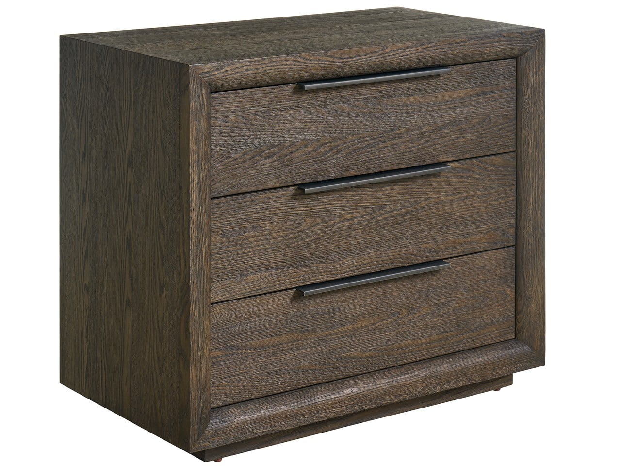 Modern Sable Plinth Nightstand