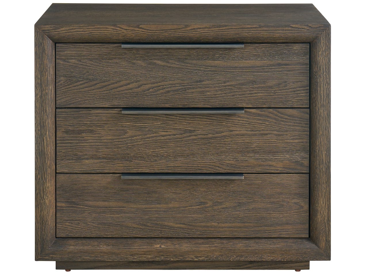 Modern Sable Plinth Nightstand