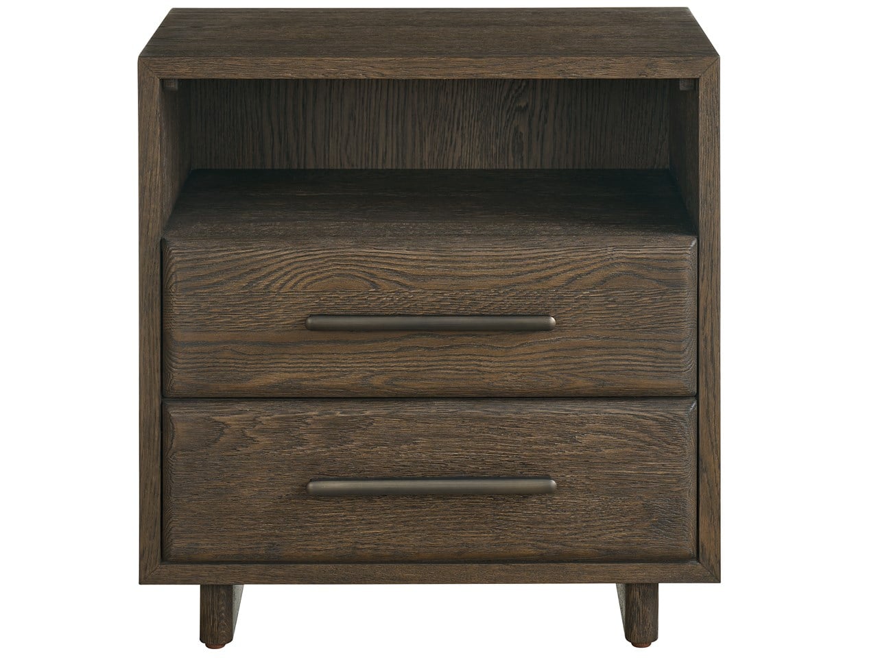 Modern Sable Open Storage Nightstand