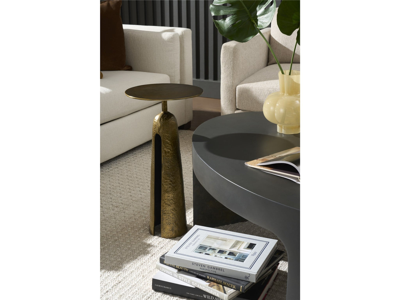 Modern Metal Martini Table