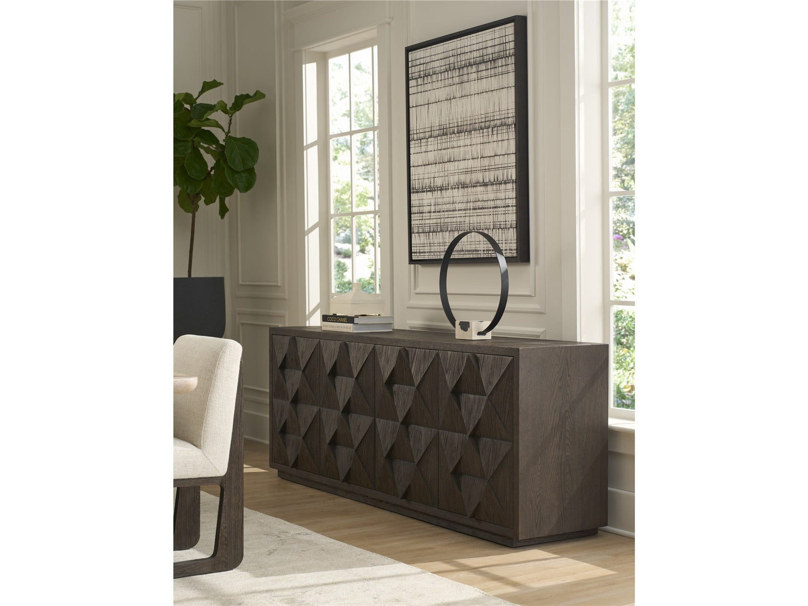Modern Sable Credenza