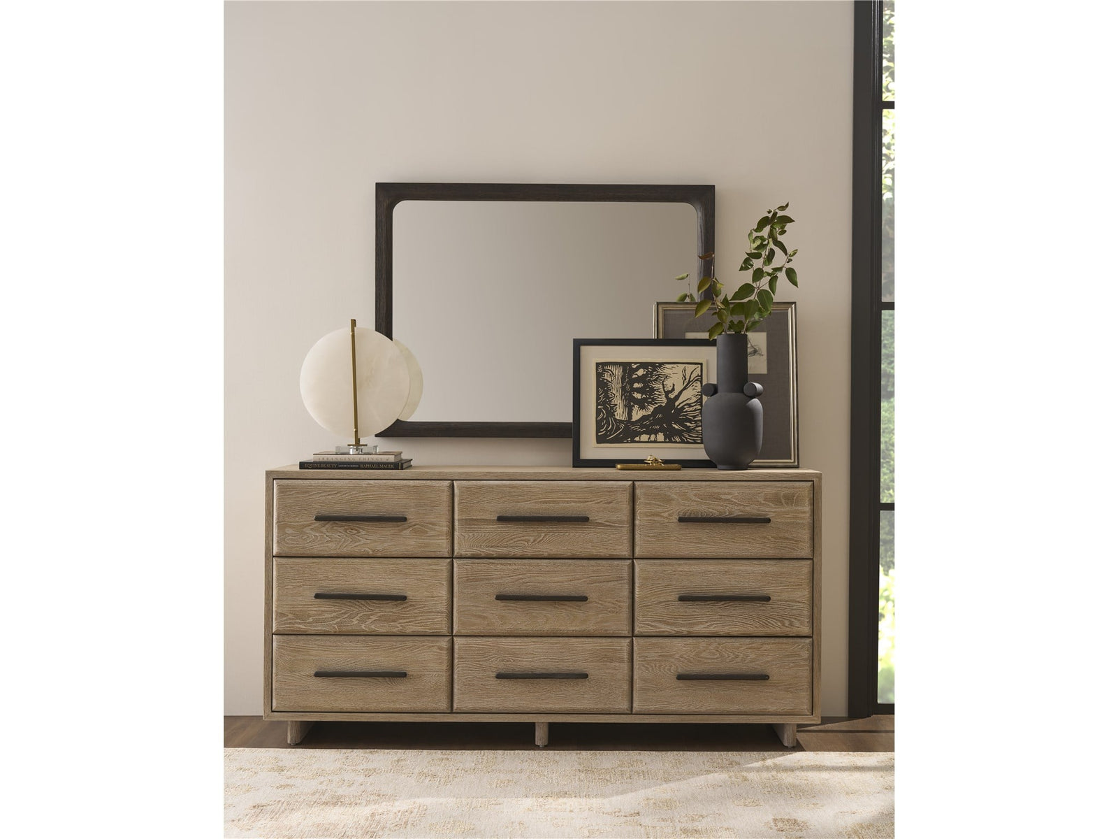 Modern Sable Mirror