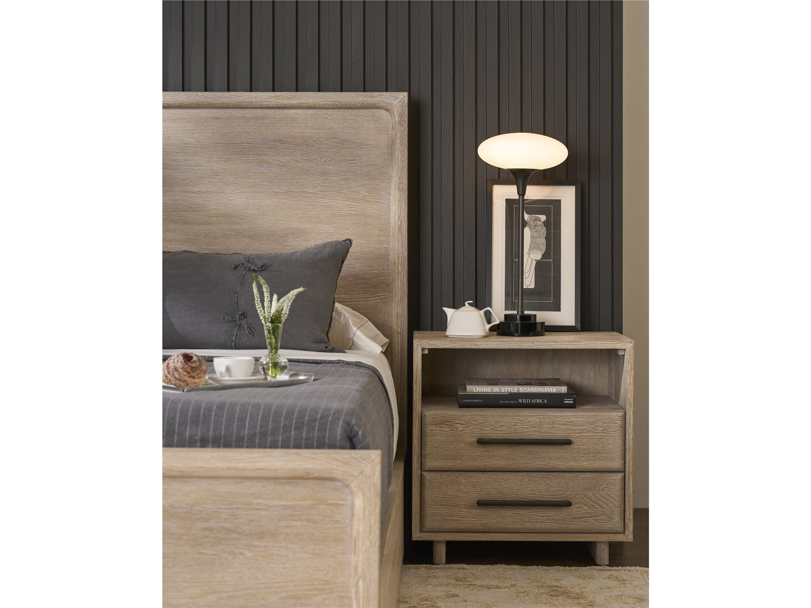 Modern Desert Open Storage Nightstand