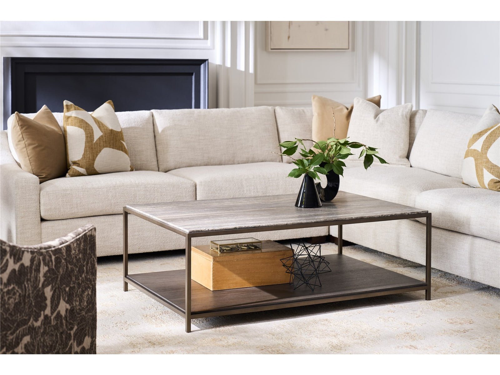 Montclair Brindle Cocktail Table