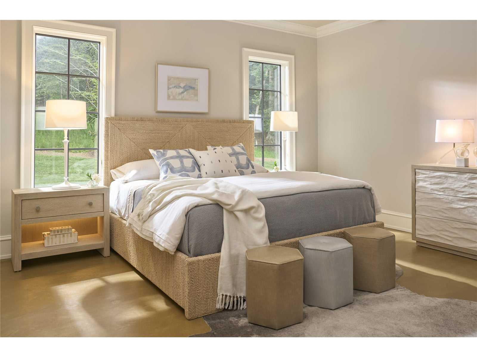 Oasis- Coastal Living Home Collection Abaca Woven Bed King