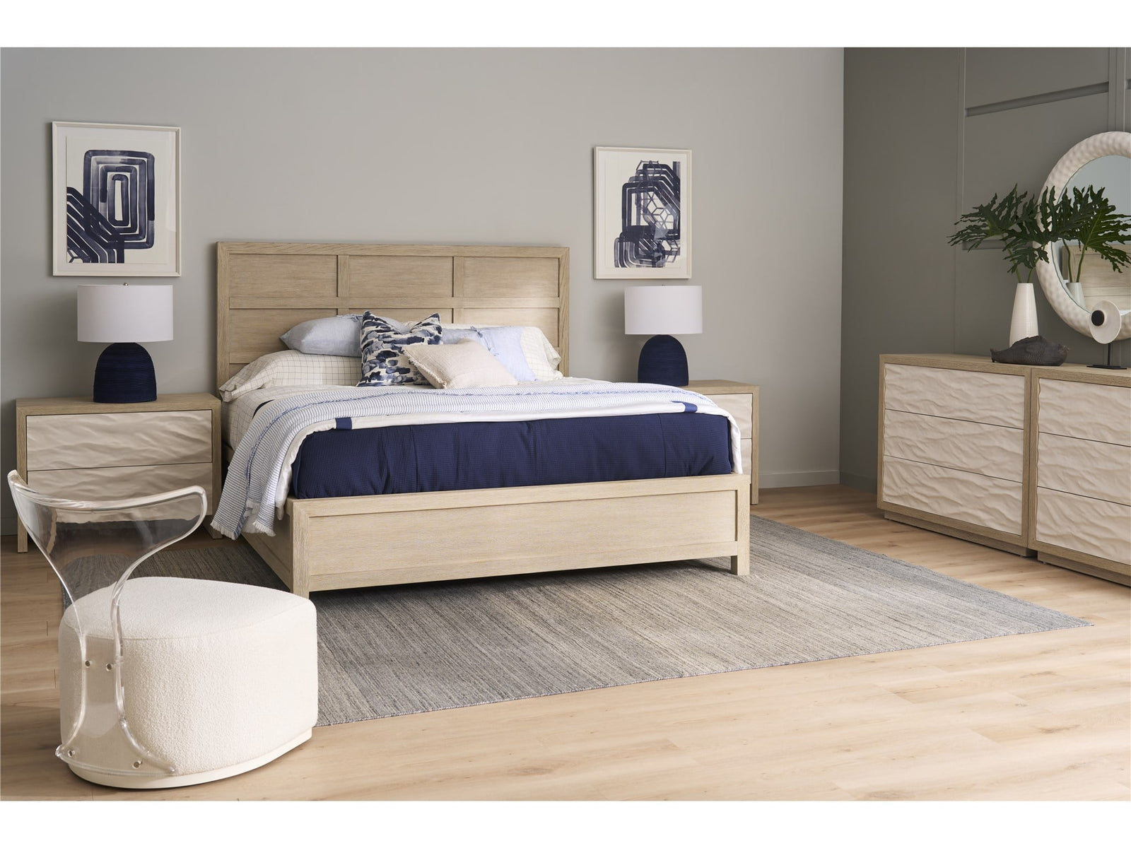 Oasis- Coastal Living Home Collection Dockside Panel Bed King