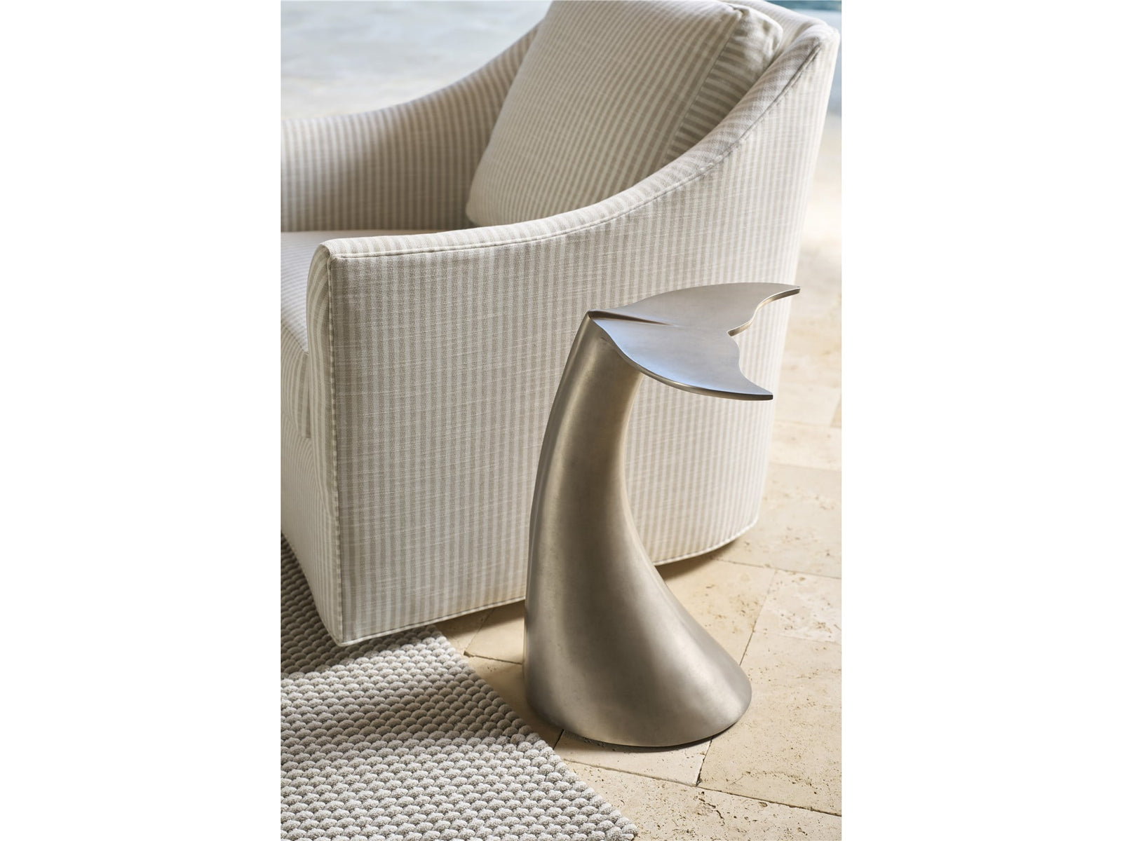 Oasis- Coastal Living Home Collection Whale Tail Accent Table