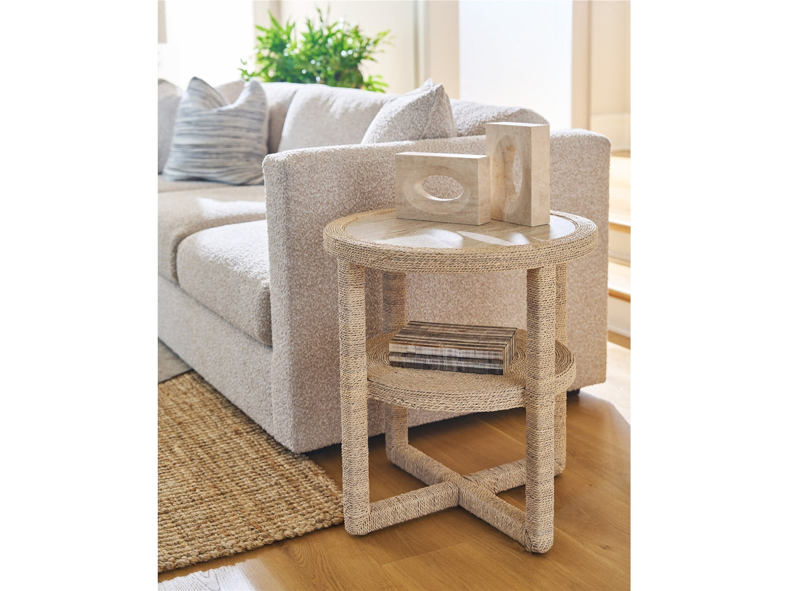 Oasis- Coastal Living Home Collection Abaca Side Table