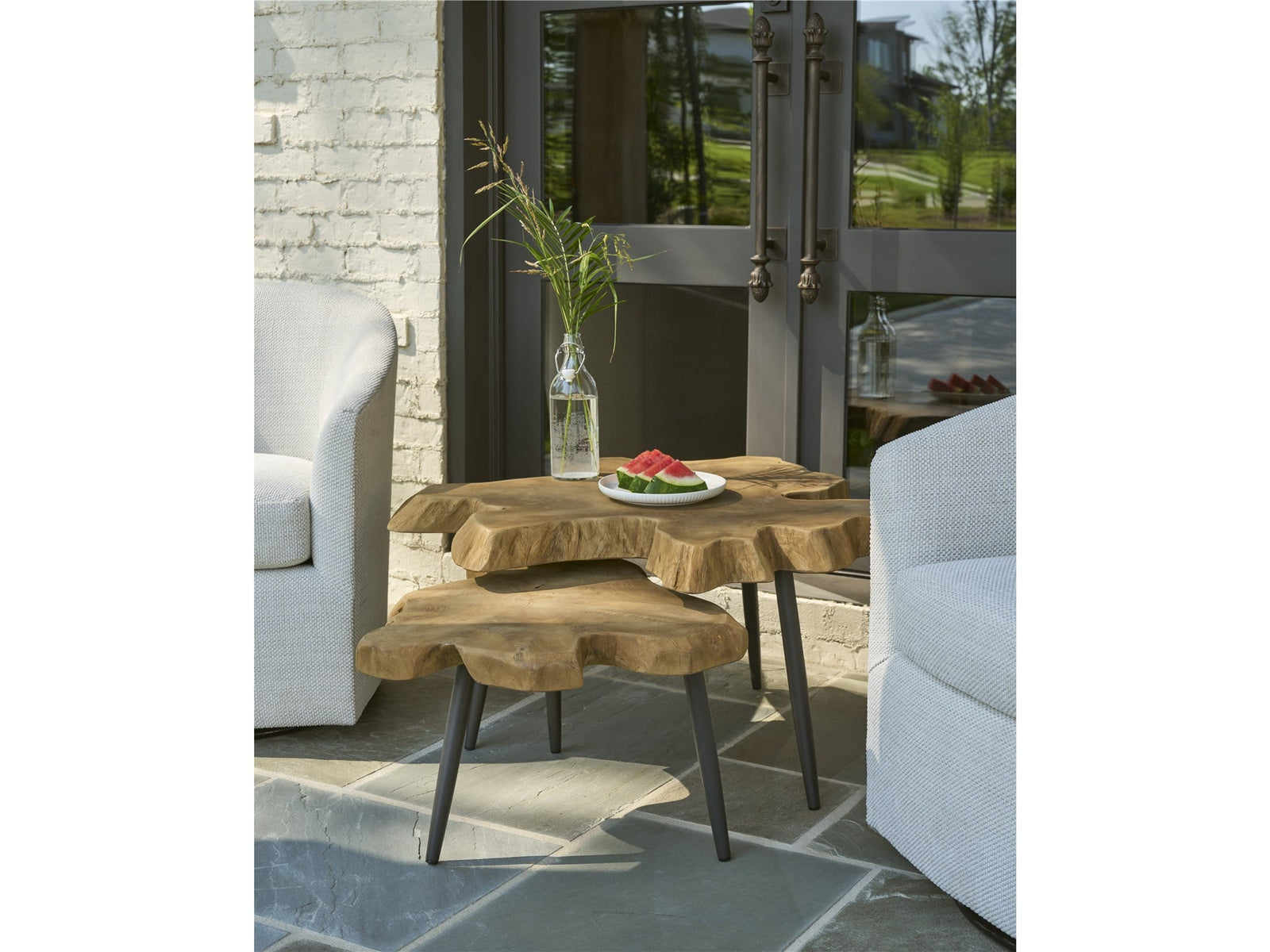 Oasis- Coastal Living Home Collection Driftwood Nesting Tables