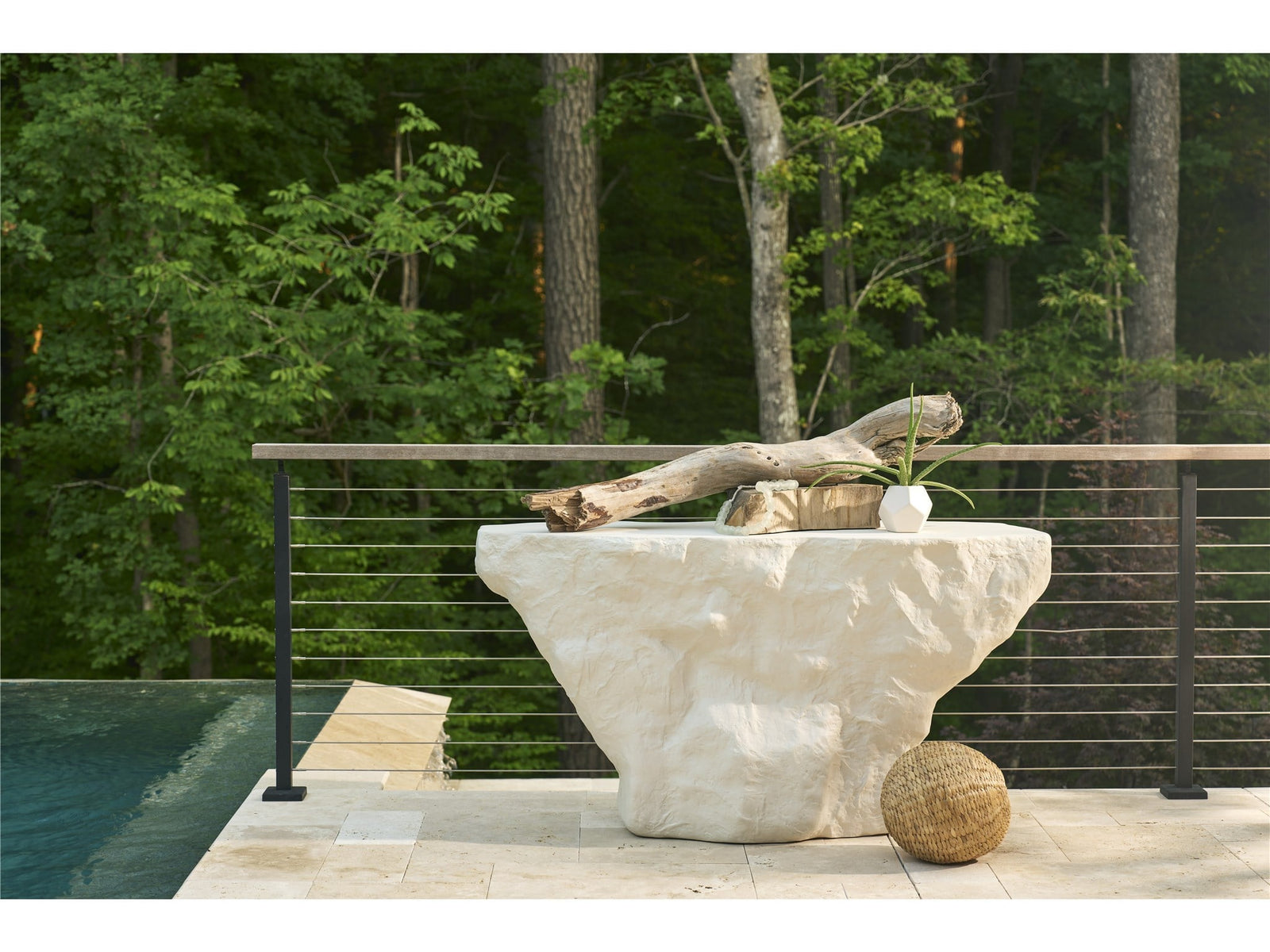 Oasis- Coastal Living Home Collection Cliffside Console Table