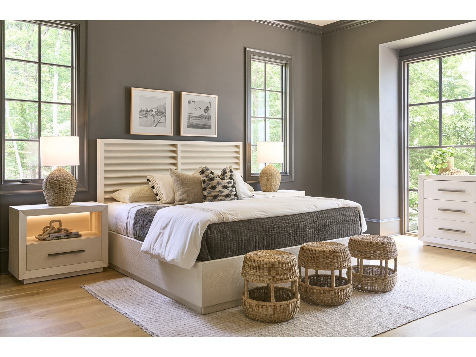 Oasis- Coastal Living Home Collection Shoreline Panel Bed Queen