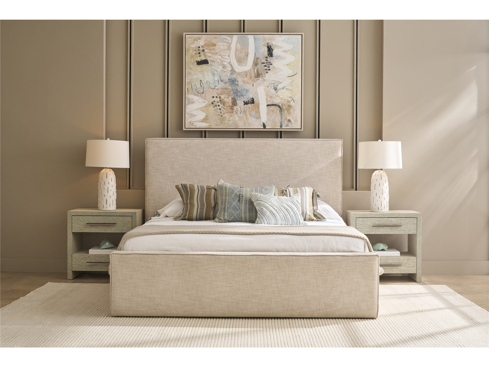 Oasis- Coastal Living Home Collection Drift Upholstered Bed Queen