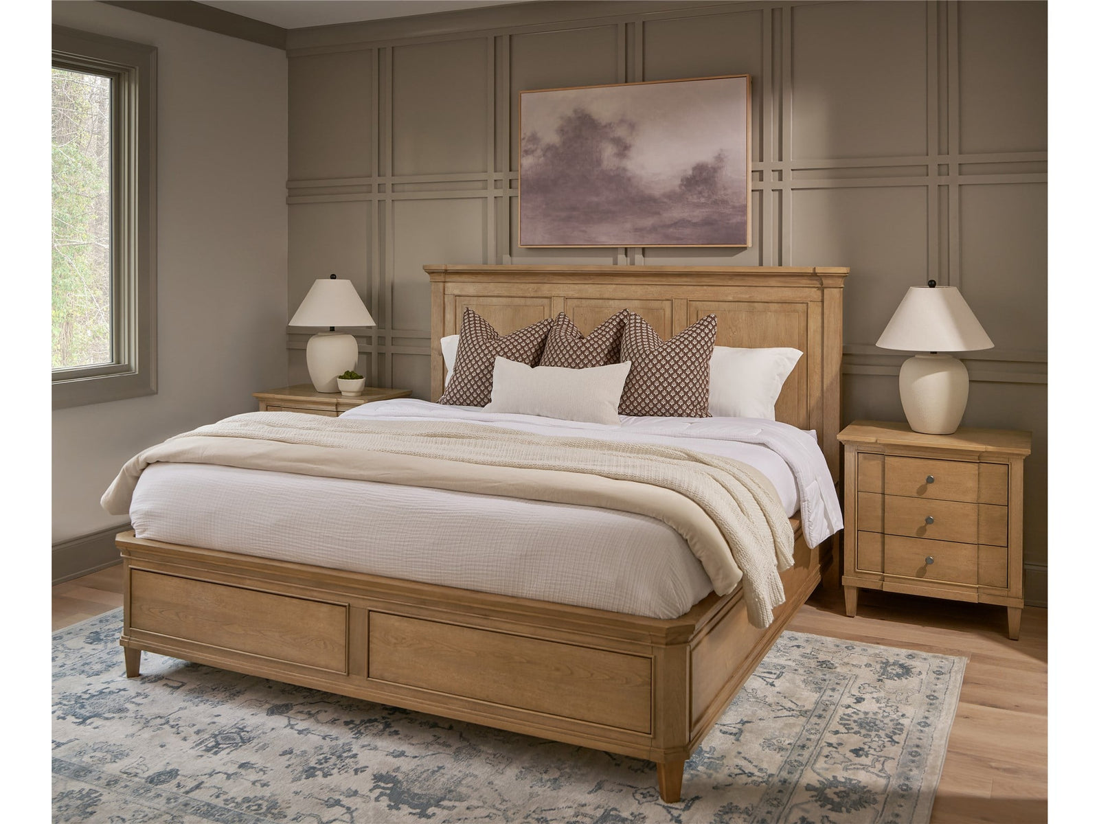 Birchaven Brindle Storage Bed Queen