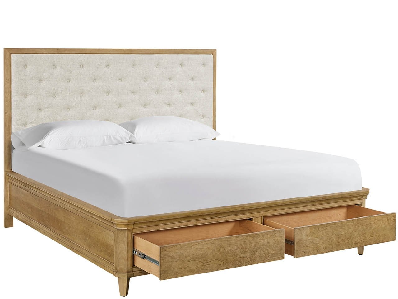 Birchaven Brindle Upholstered Storage Bed King