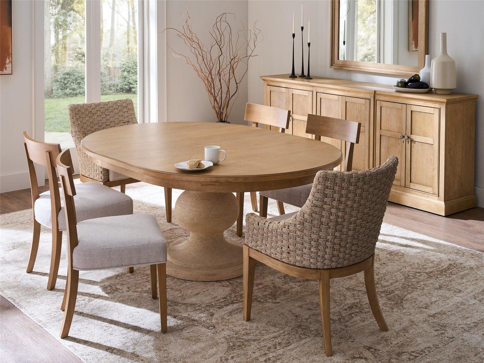 Birchaven Brindle Wrapped Dining Table