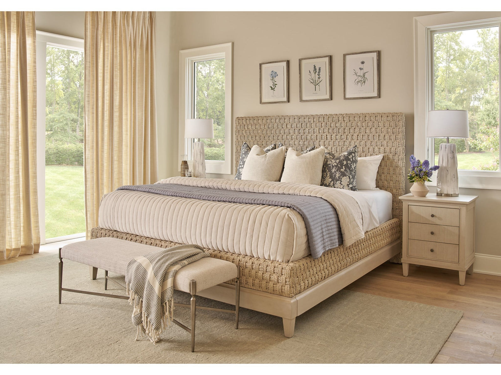 Birchaven Willow Woven Bed Queen
