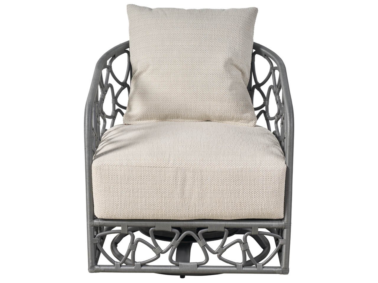 Coastal Living Outdoor Pebble Swivel Chair Outdoor