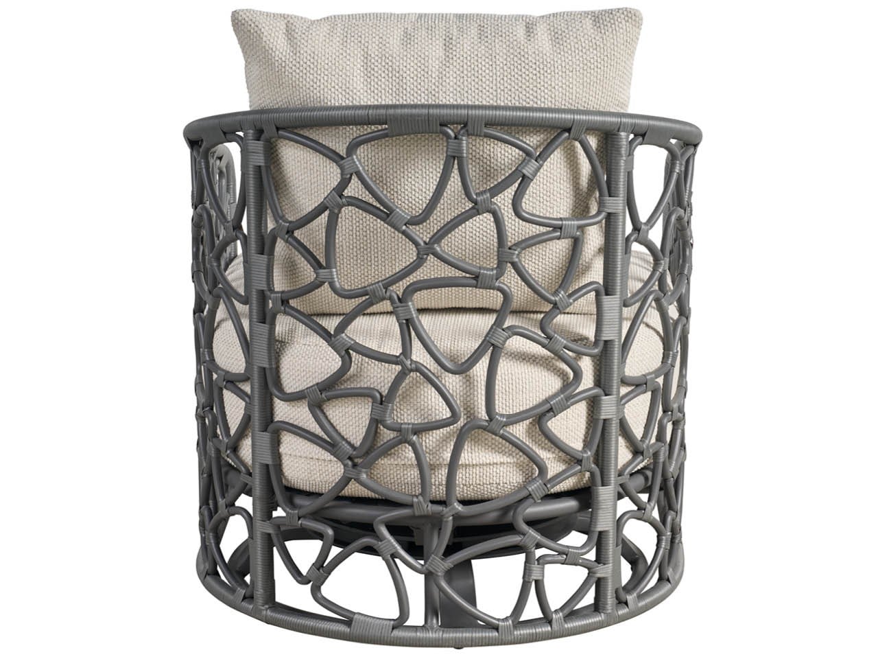 Coastal Living Outdoor Pebble Swivel Chair Outdoor