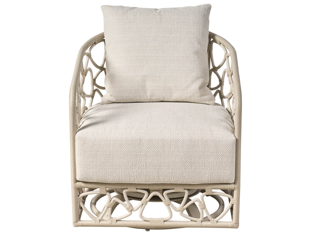 Coastal Living Outdoor Pebble Swivel Chair Outdoor