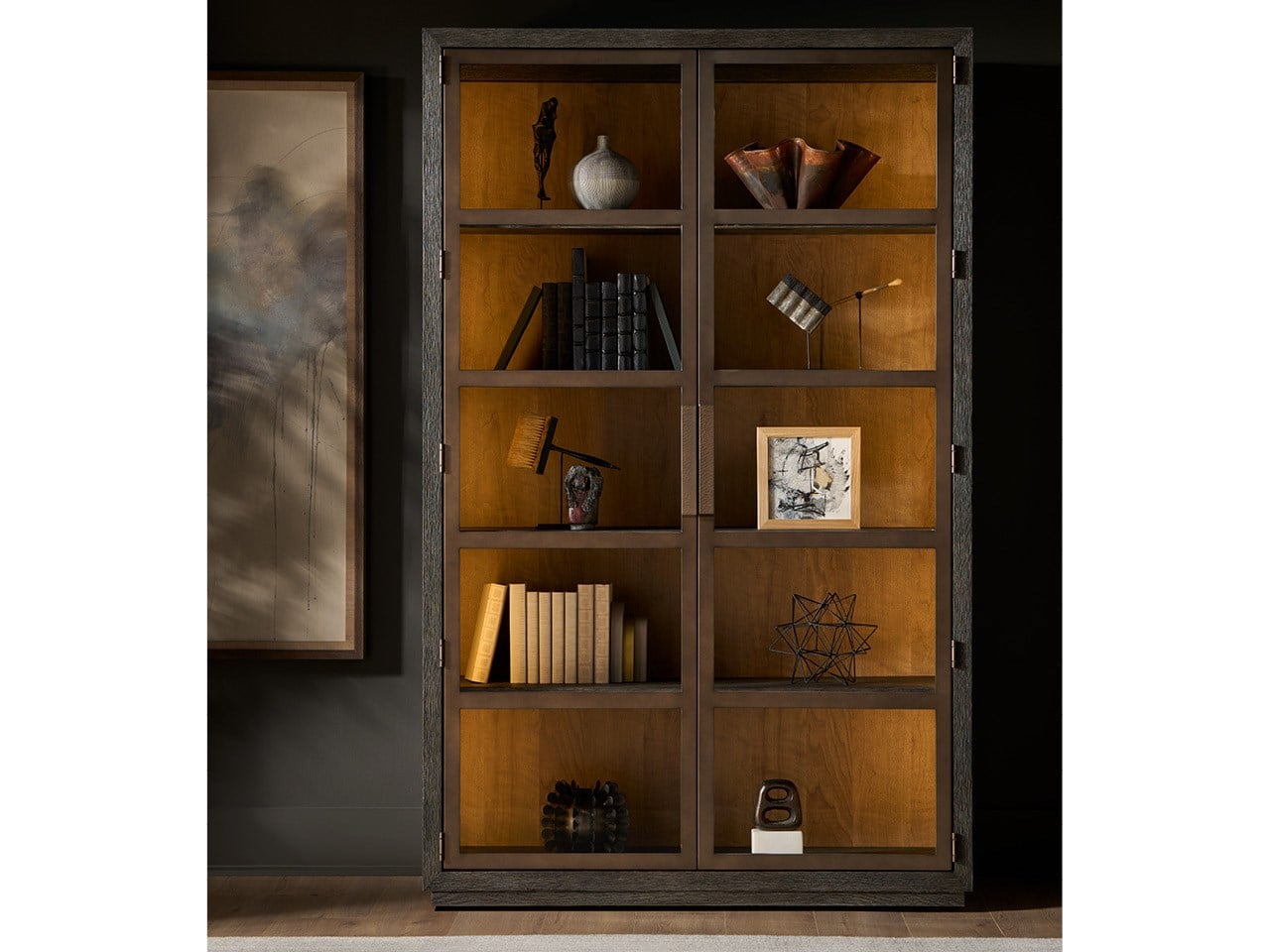 Modern Veil Display Cabinet