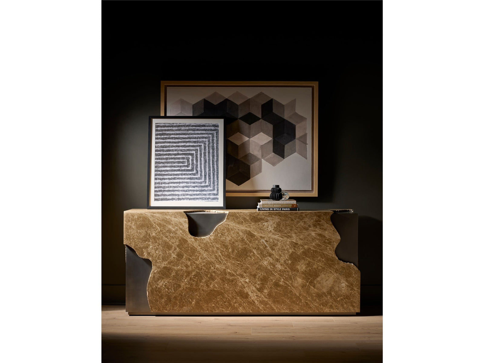 Modern Mirage Console Table