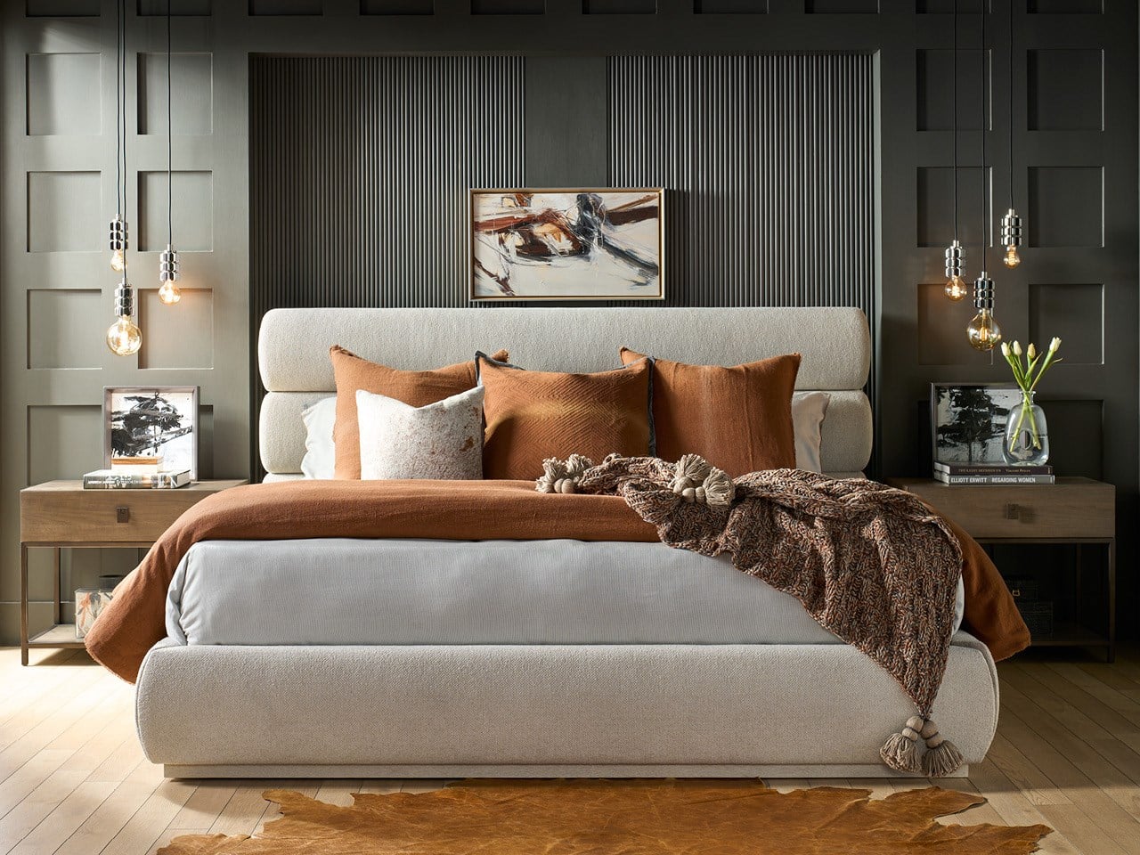Modern Horizon Storage Bed King
