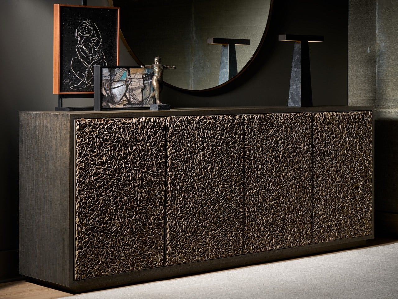 Modern Blossom Credenza