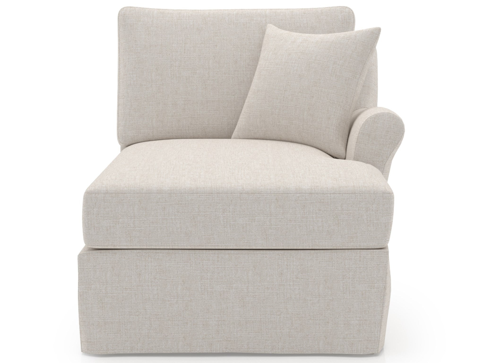 Clermont Slipcover Chaise RAF - Special Order