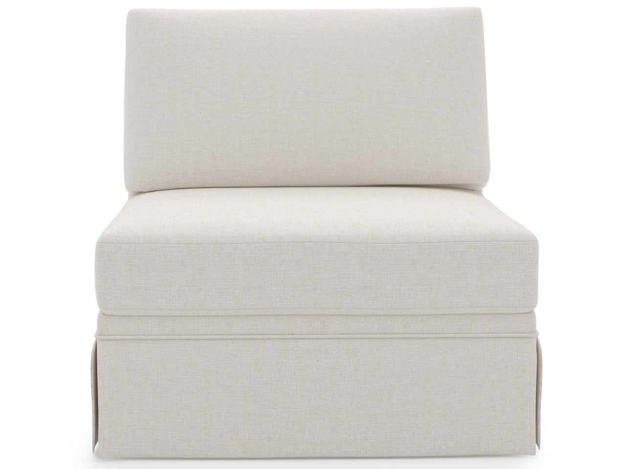 Filmore Skirted Armless Chair - Special Order