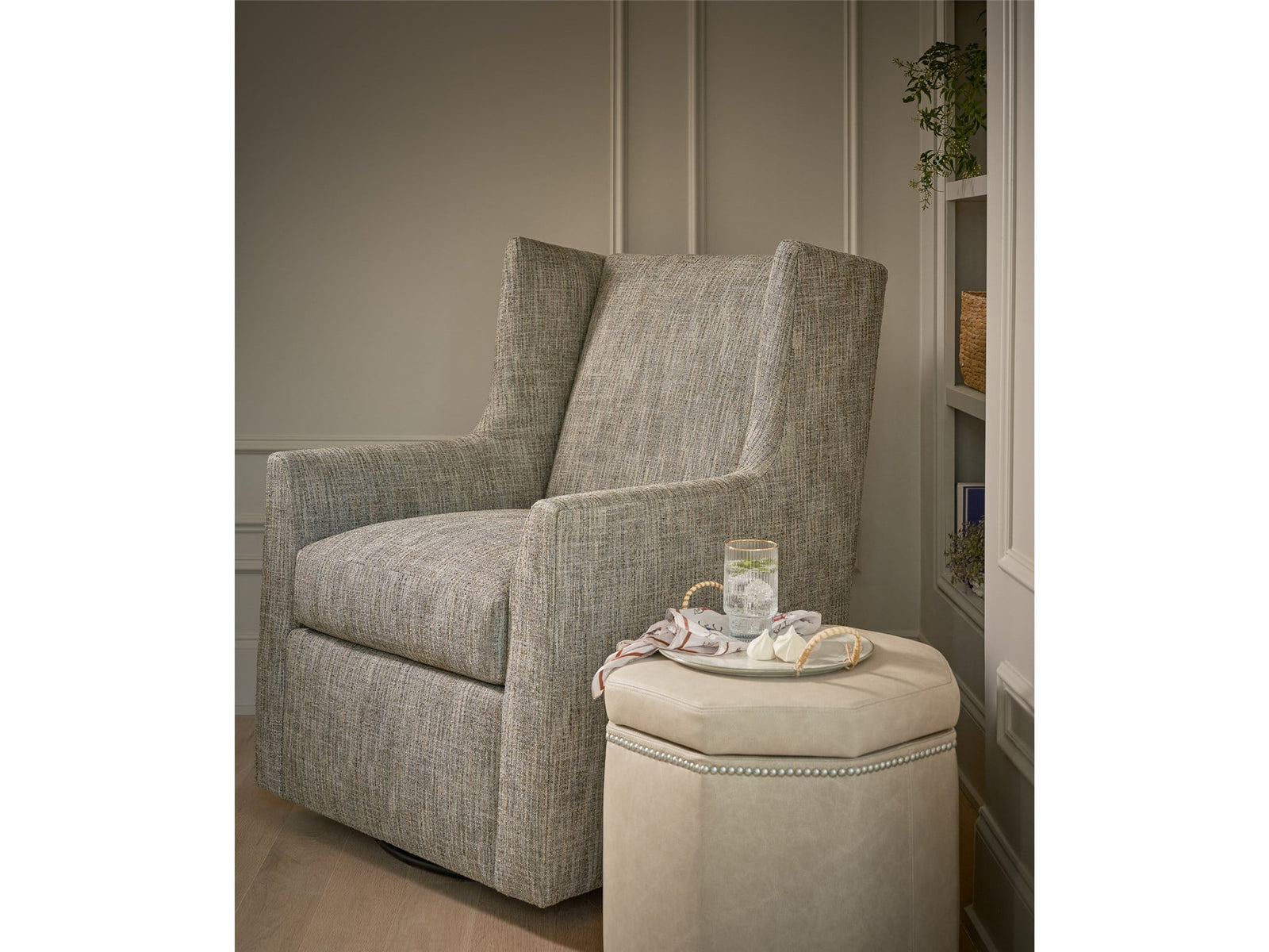 Conrad Small Storage Ottoman - Special Order