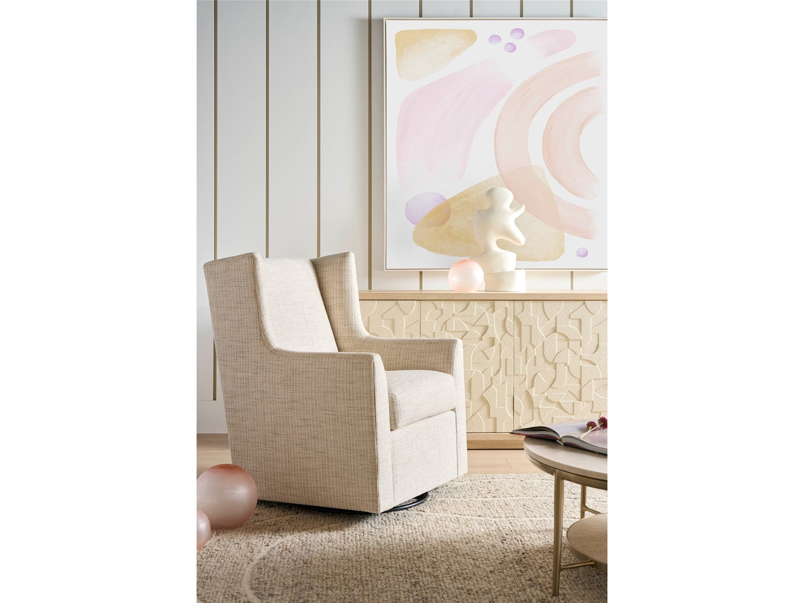 Newhall Swivel Glider Chair - Special Order
