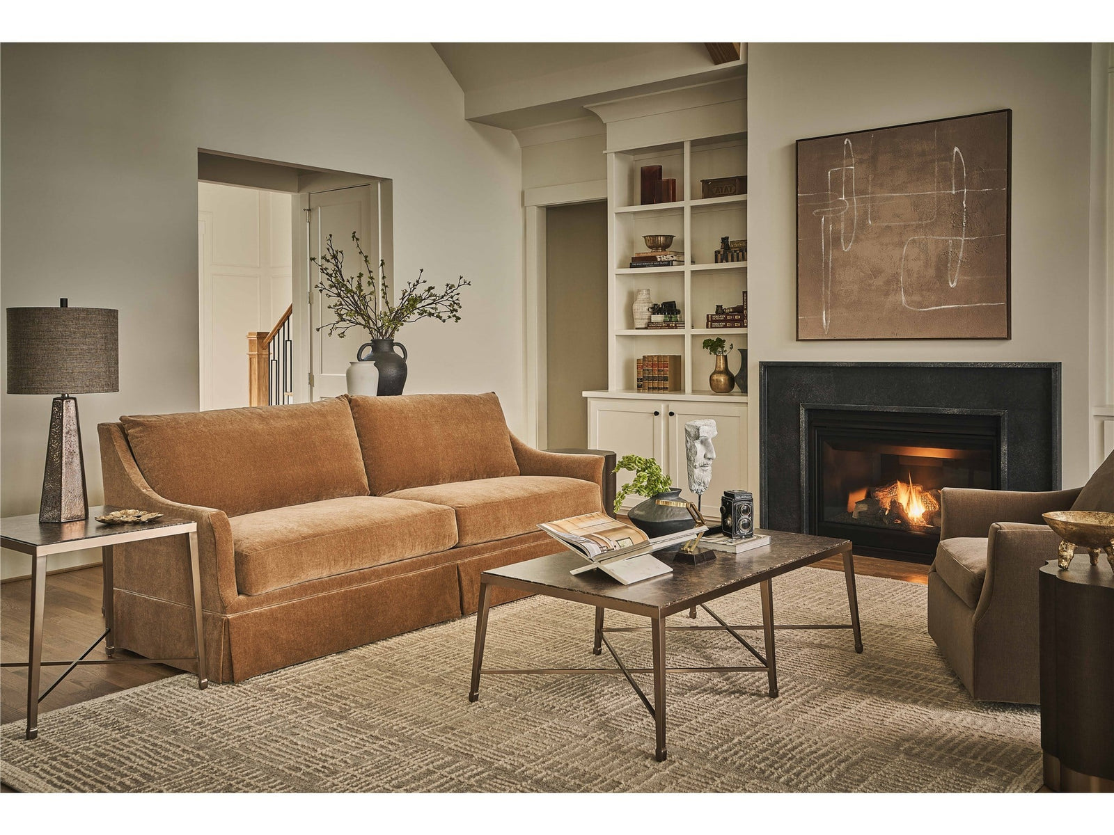 Henri Skirted Apartment Sofa - Special Order