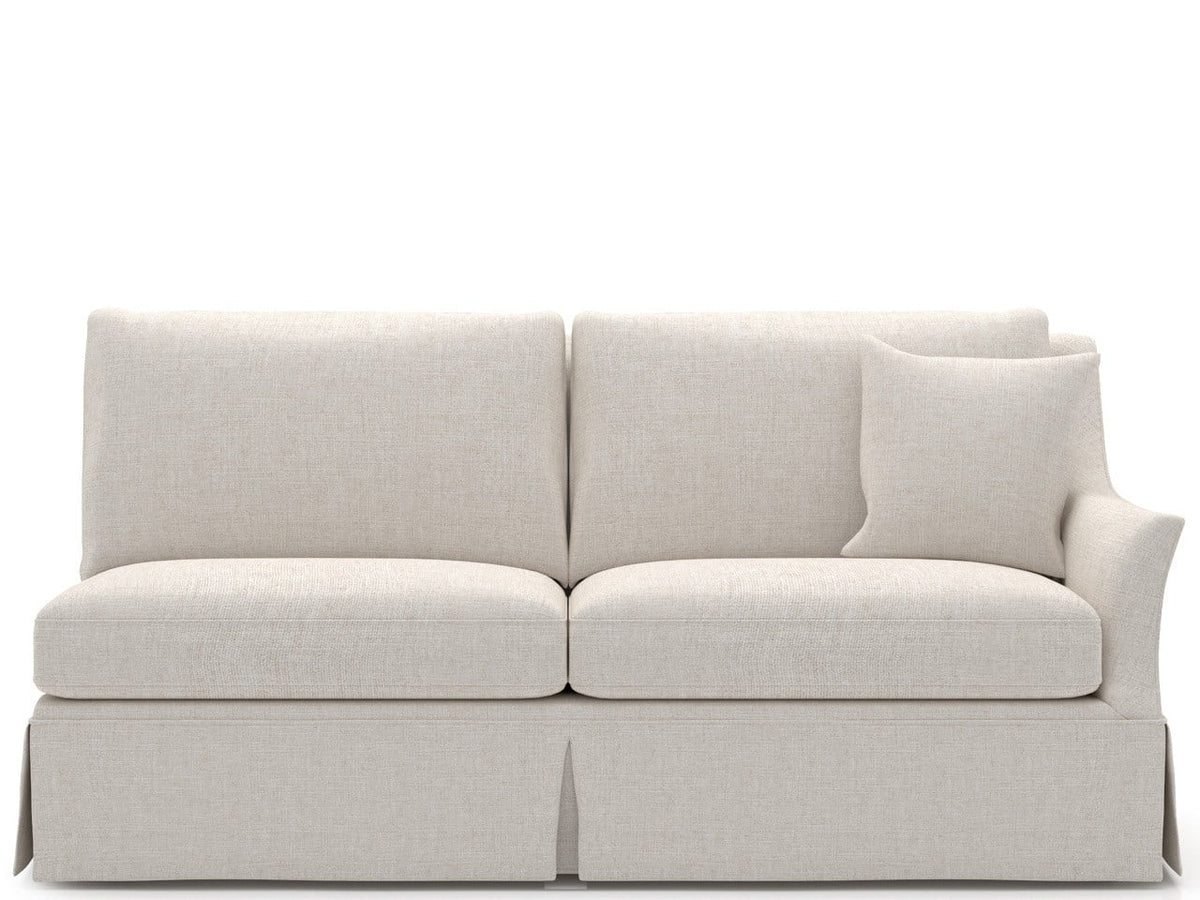 Henri Skirted Loveseat RAF - Special Order