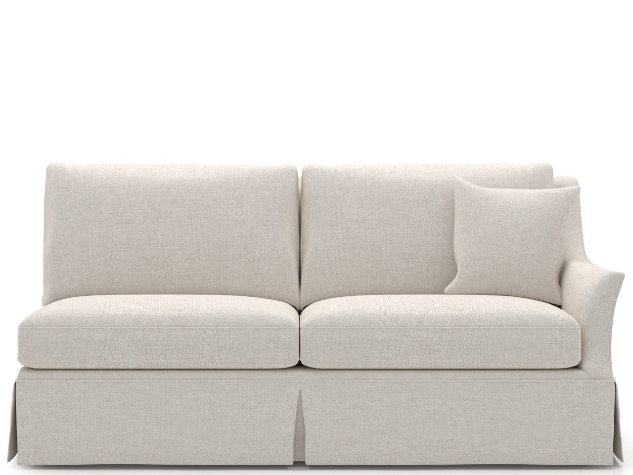 Henri Skirted Loveseat RAF - Special Order