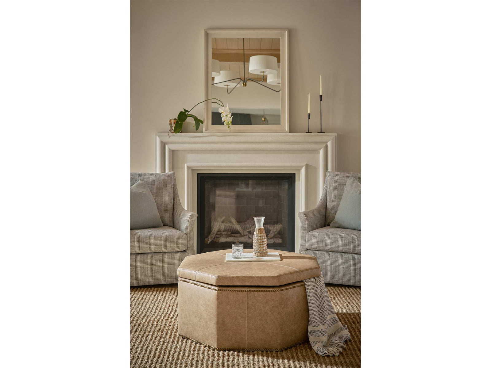 Conrad Large Storage Ottoman - Special Order