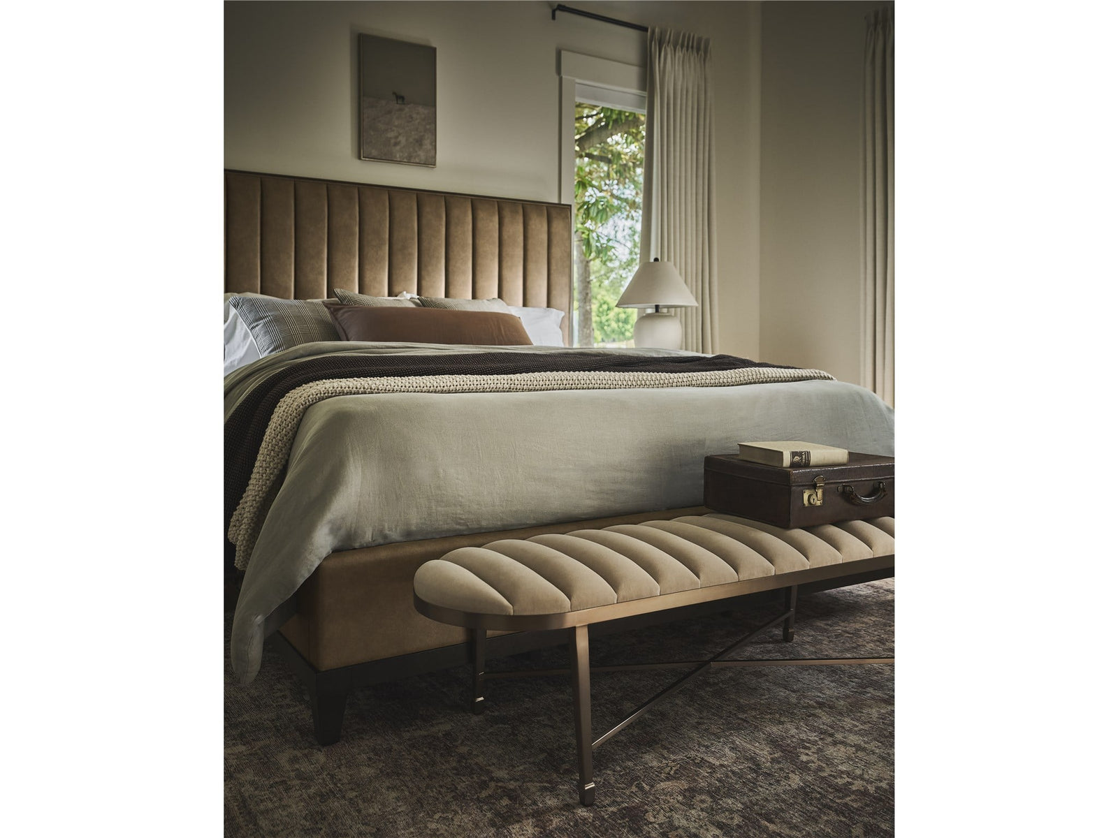 Fenwick Dusty Bronze Bench