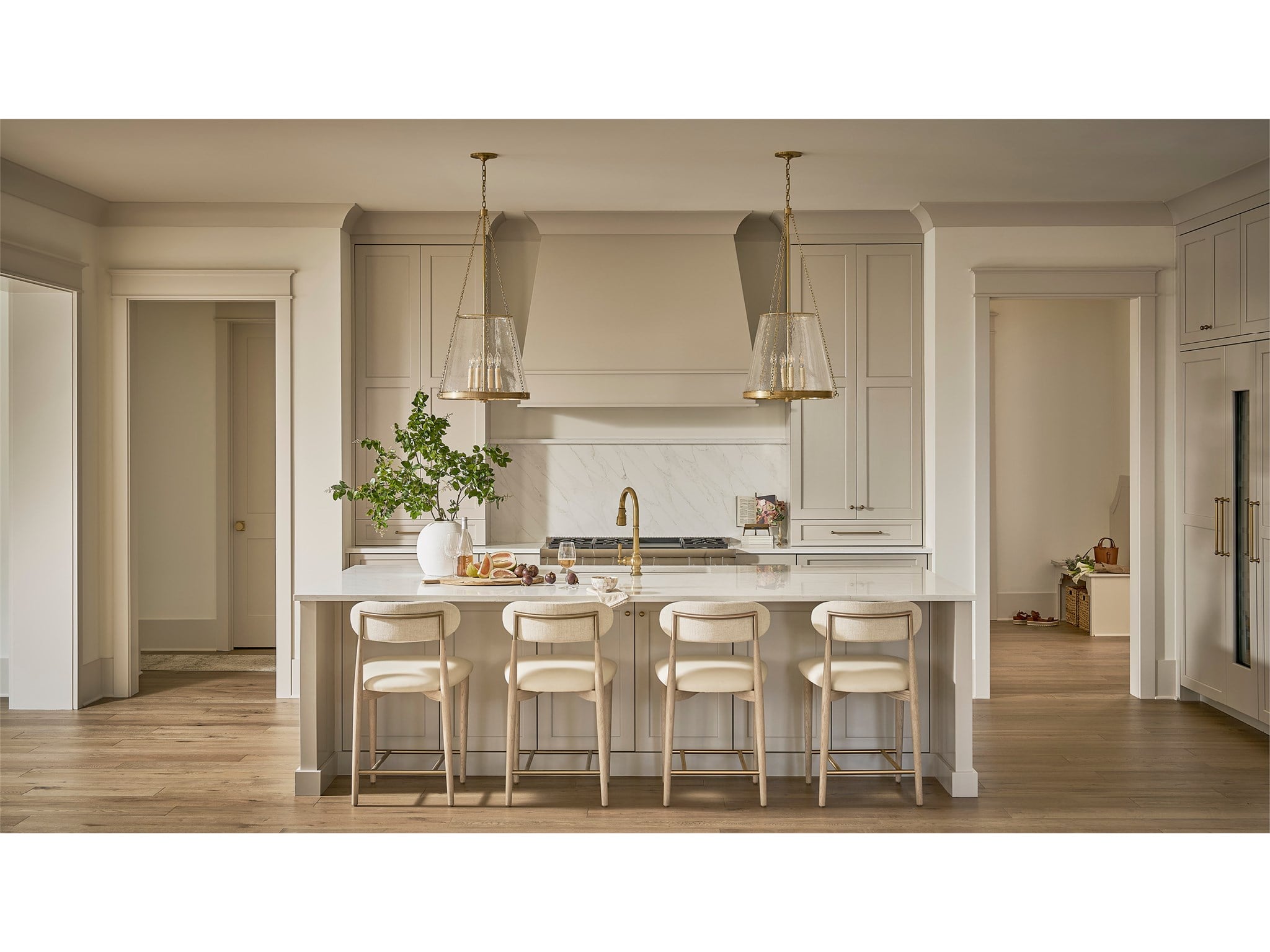 Velora Desert Gold Counter Chair