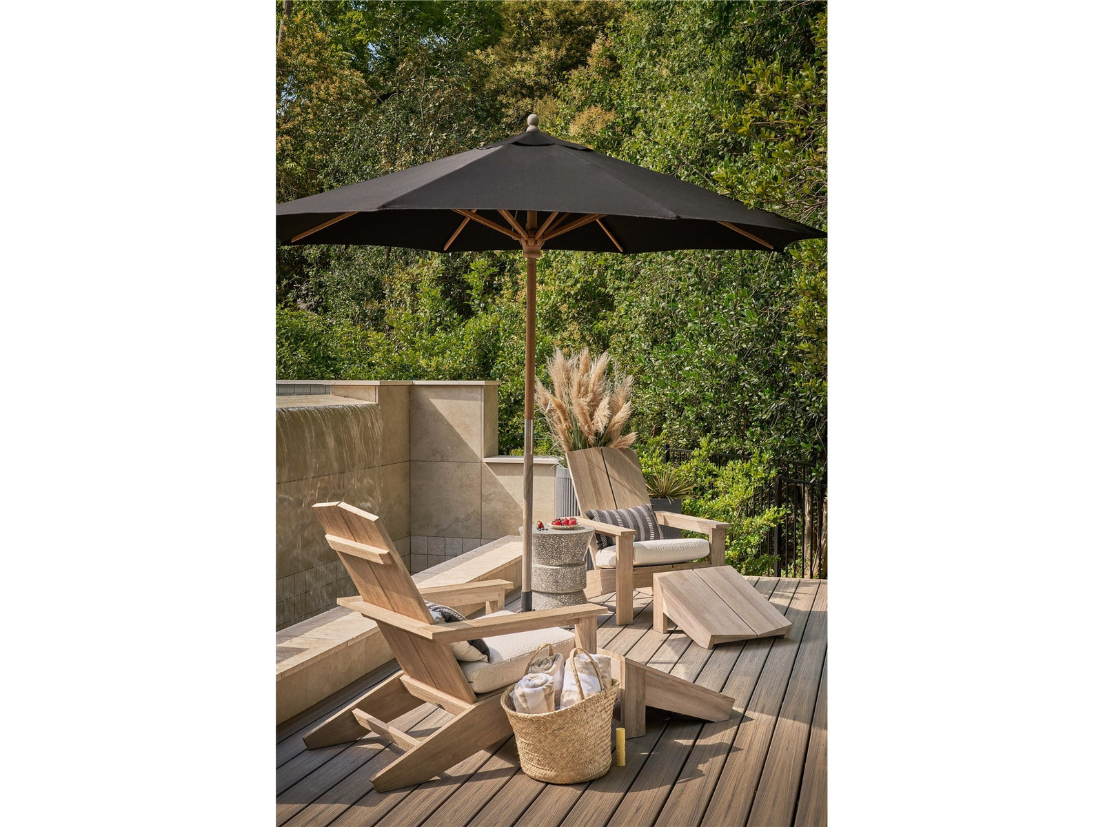 Coastal Living Outdoor Saratoga Adirondack Ottoman