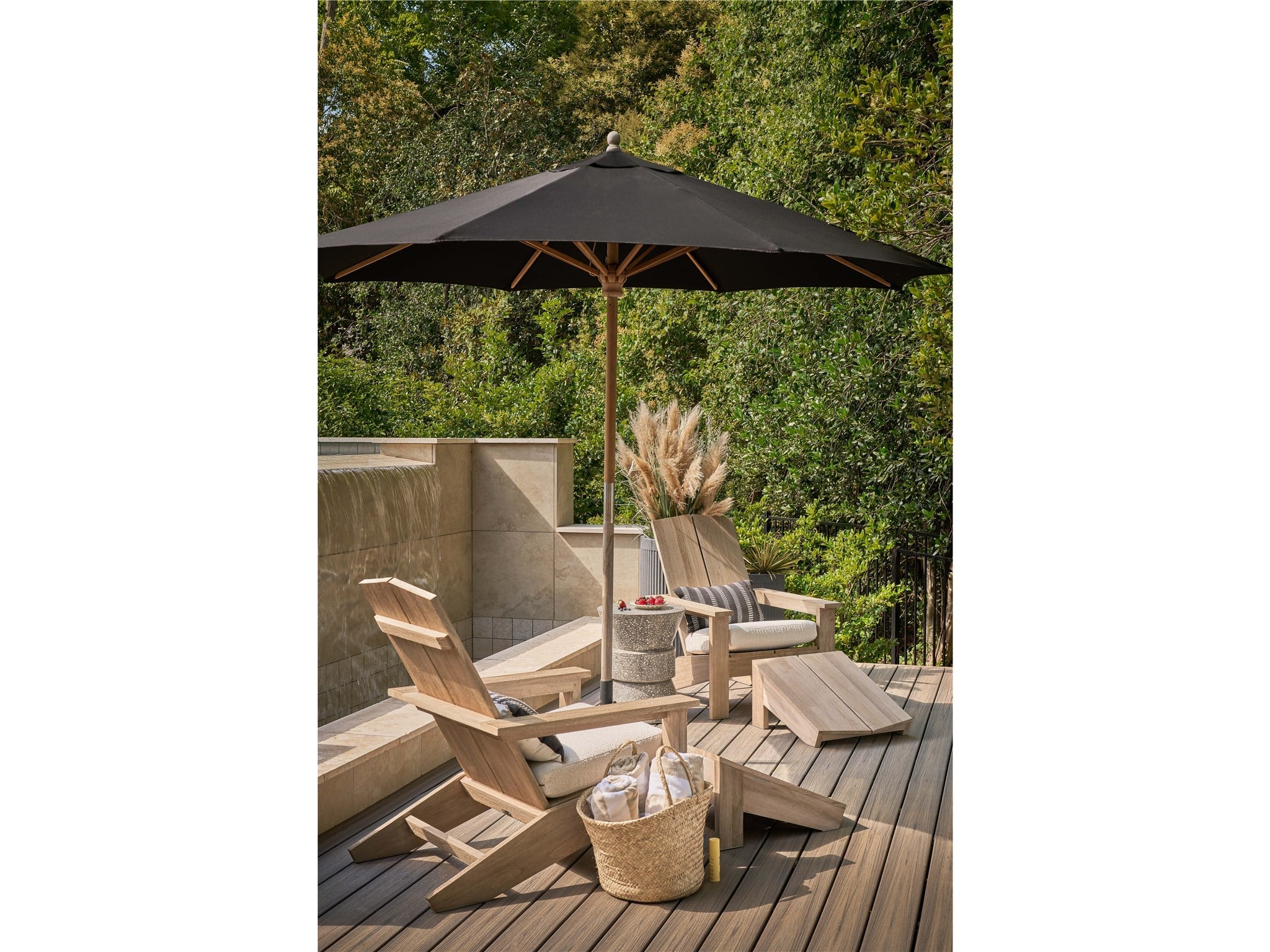 Coastal Living Outdoor Saratoga Adirondack Ottoman