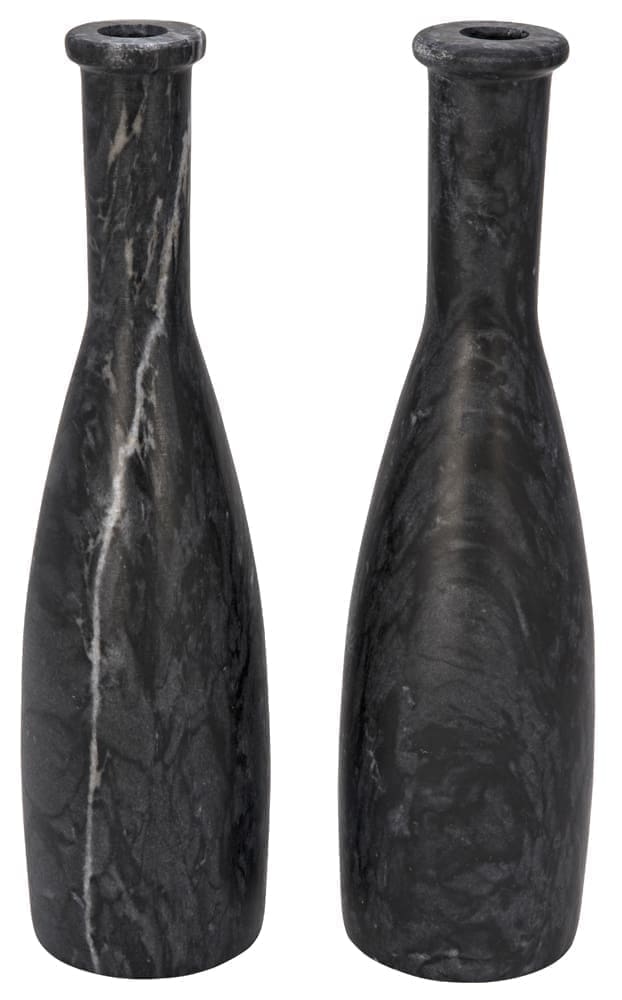 Moris Decorative Candle Holder, Set of 2, Black