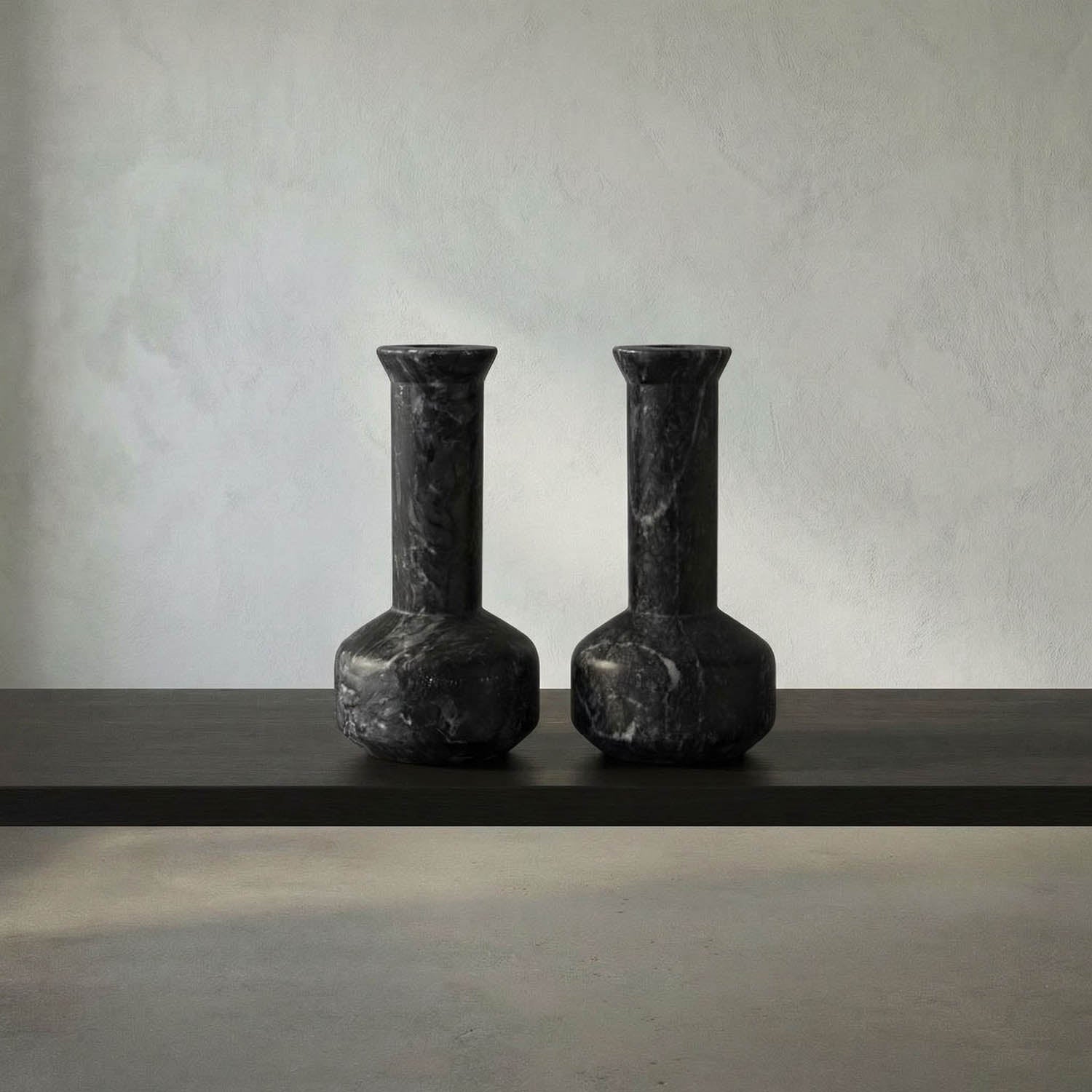 Milos Decorative Candle Holder, Set of 2 by Noir