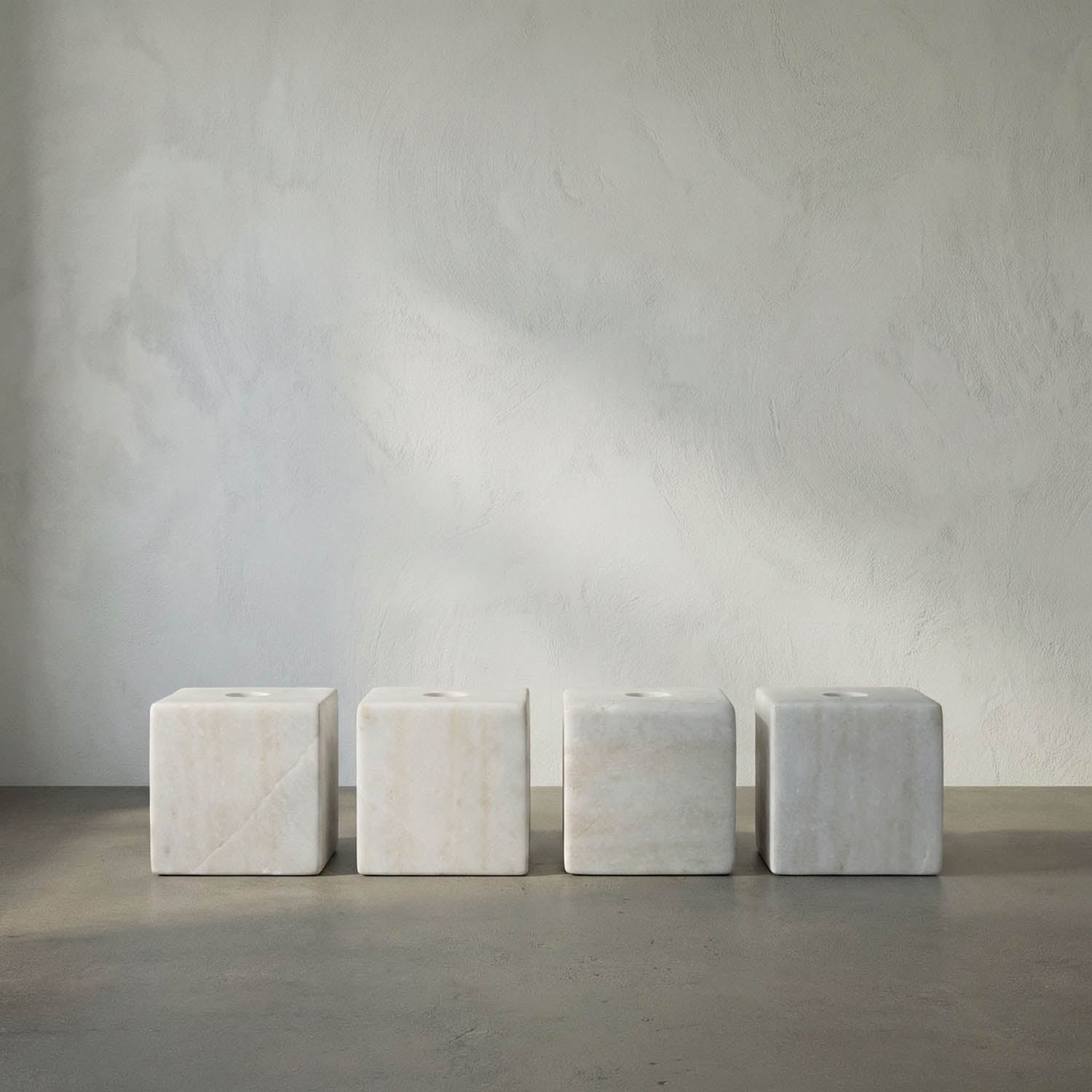 Cube Decorative Candle Holder, Set of 4 by Noir