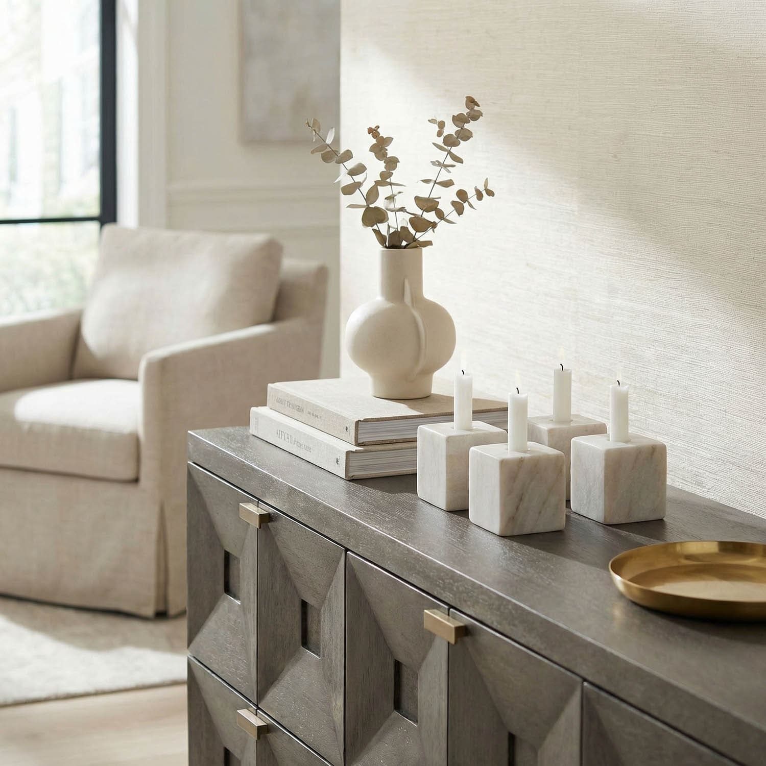 Cube Decorative Candle Holder, Set of 4