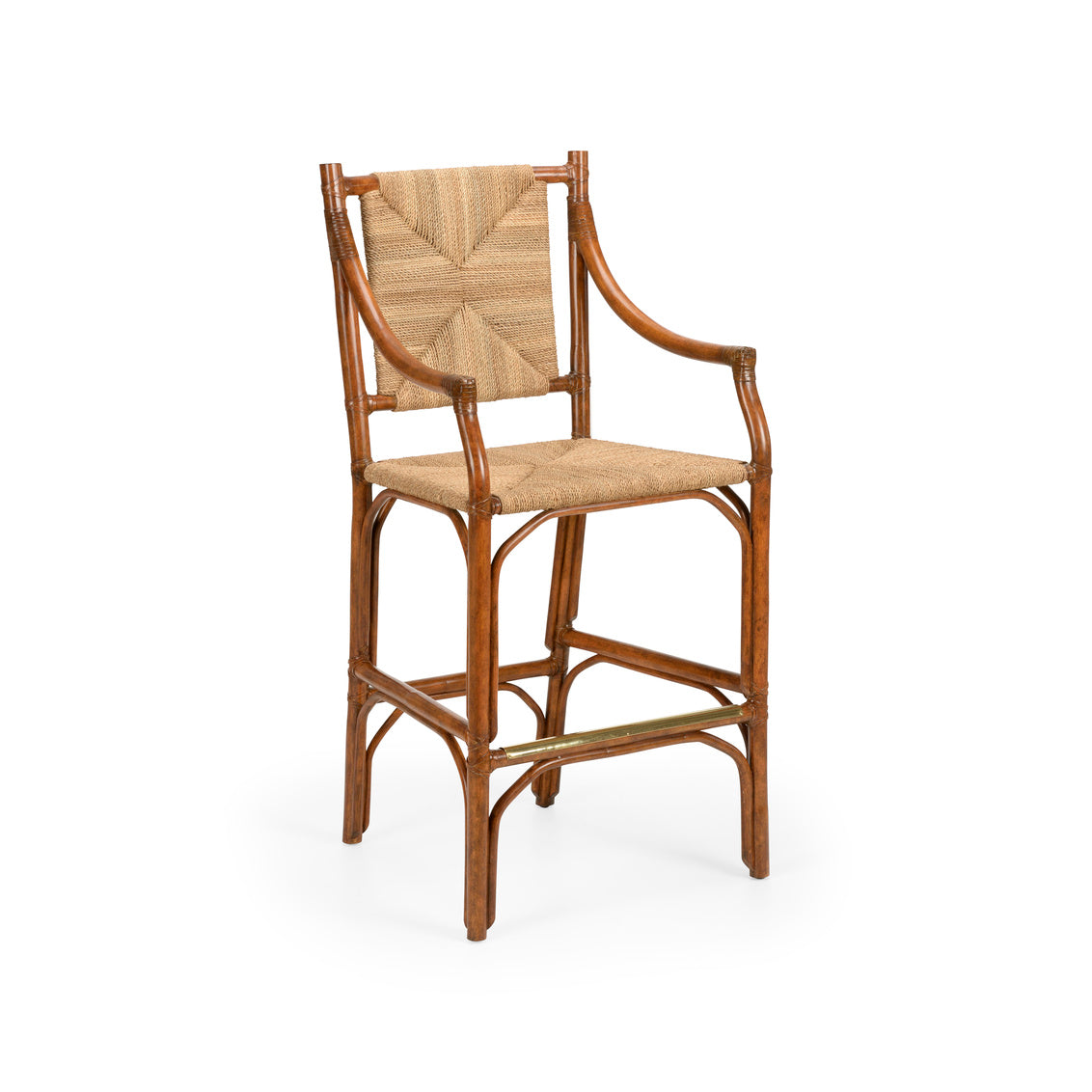 Mecklenburg Barstool - Natural in 48 / Rattan - Chelsea House
