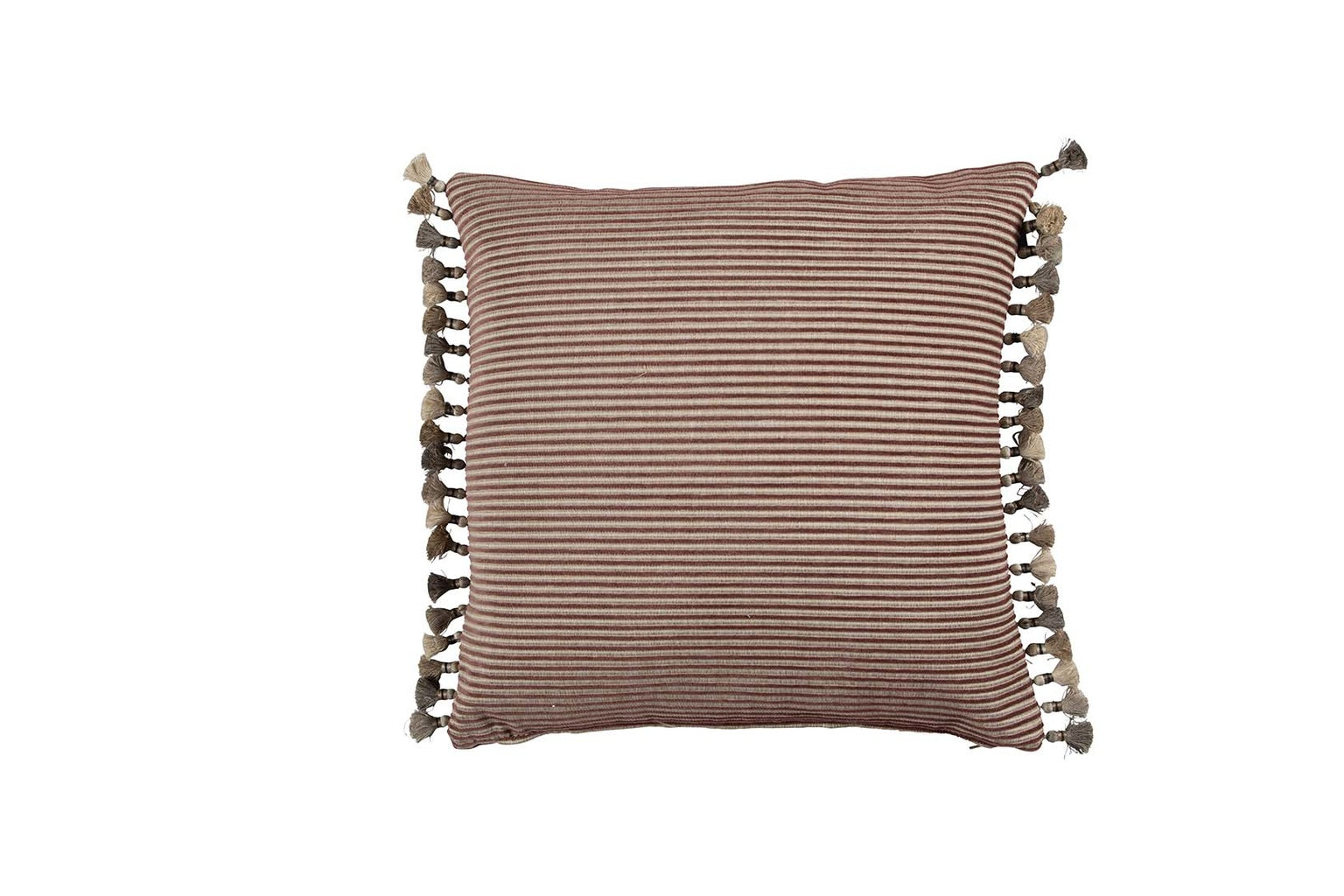 Textured Stripe Rose Feather 26x26
