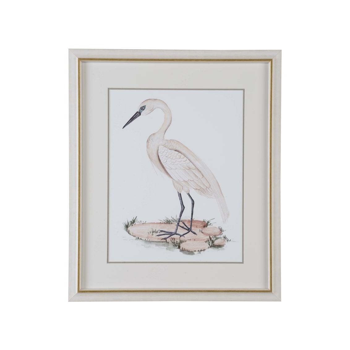 A White Heron I in 26.25h x 22.25w x 1d / Giclee - Chelsea House