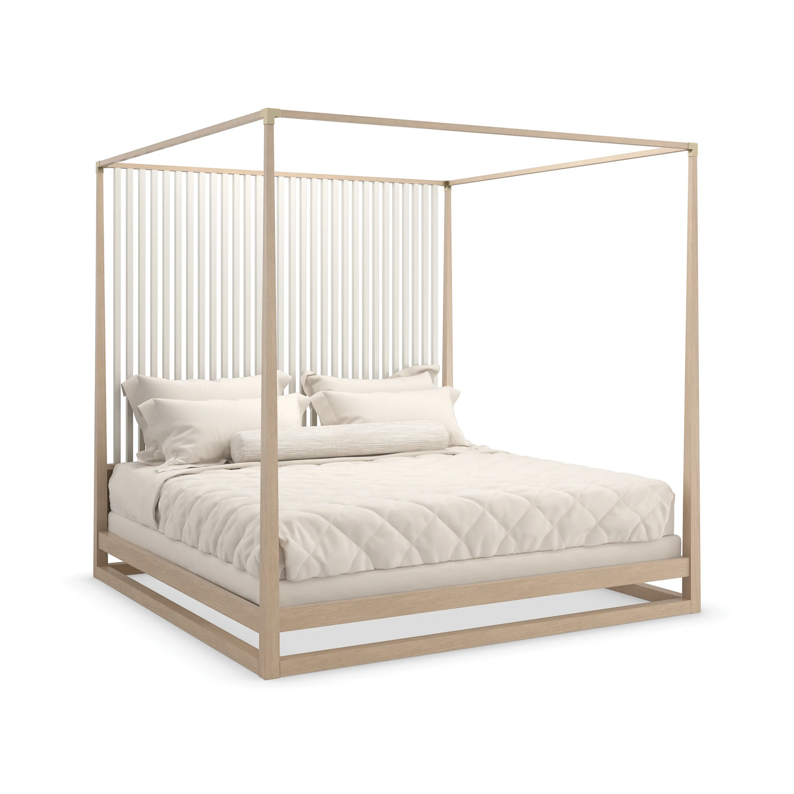 Pinstripe Light Bed - Queen