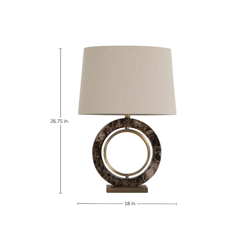 Janelle Table Lamp - Marble